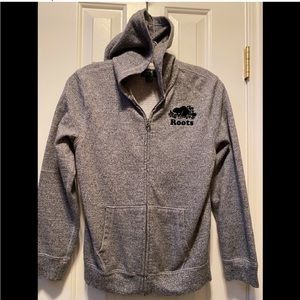 Roots gray hoodie, sweatshirt